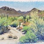 Warm to Wind Landscape Artwork